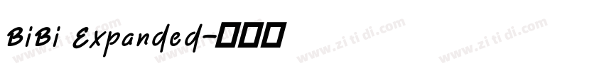 BiBi Expanded字体转换